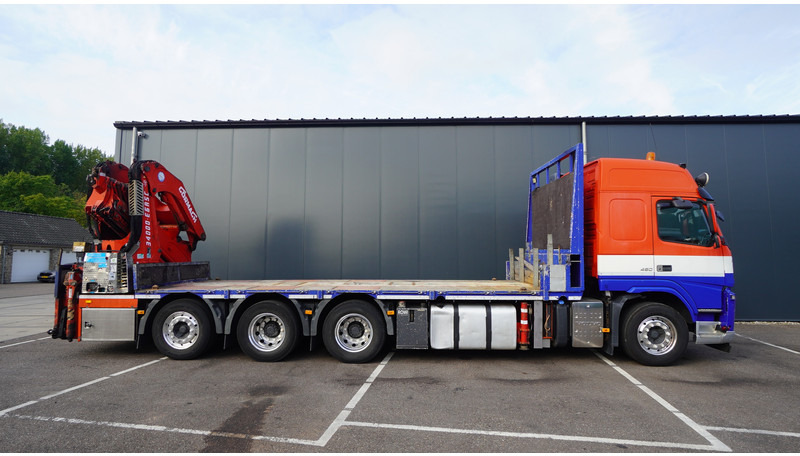 Volvo FM 450 8X4 FLATBED WITH GORMACH 3400E6 CRANE - Камион с кран: снимка 4 Volvo FM 450 8X4 FLATBED WITH GORMACH 3400E6 CRANE - Камион с кран: снимка 4