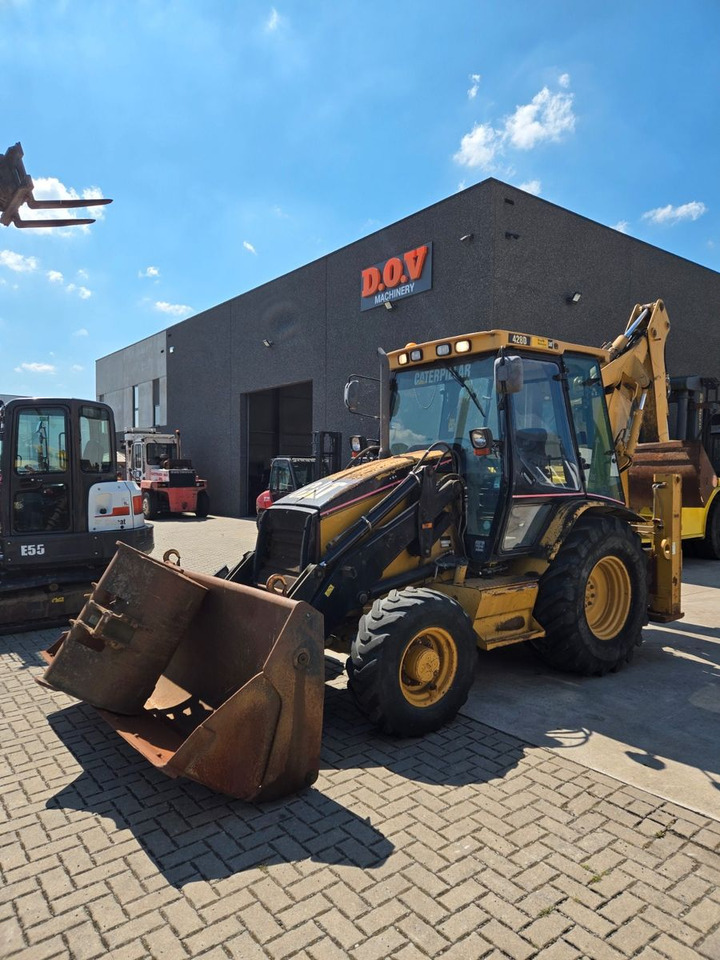 CAT 428D - Багер-товарач: снимка 1 CAT 428D - Багер-товарач: снимка 1