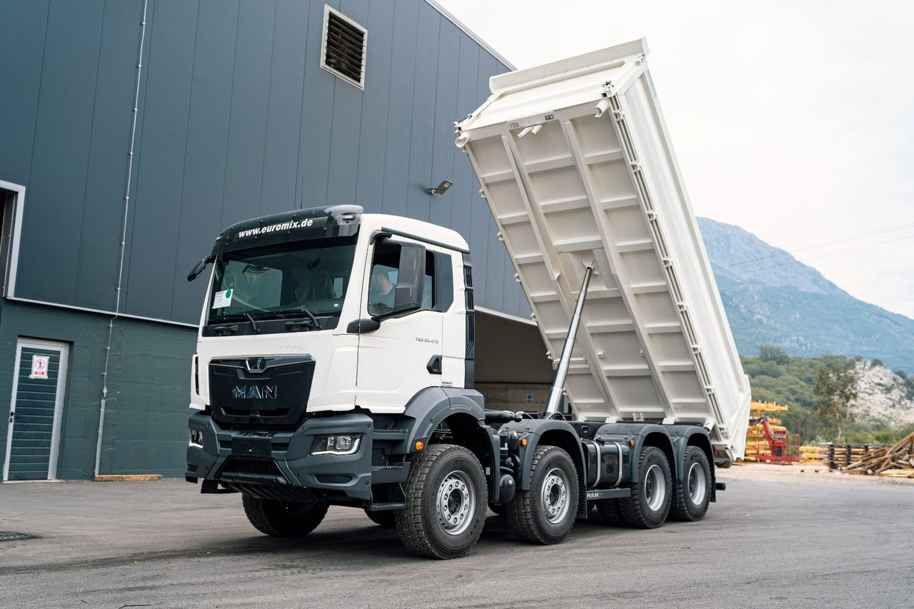 MAN TGS 35.470 BB 8X4 3-Seiten-Kipper EuromixMTP - Самосвал камион: снимка 3 MAN TGS 35.470 BB 8X4 3-Seiten-Kipper EuromixMTP - Самосвал камион: снимка 3