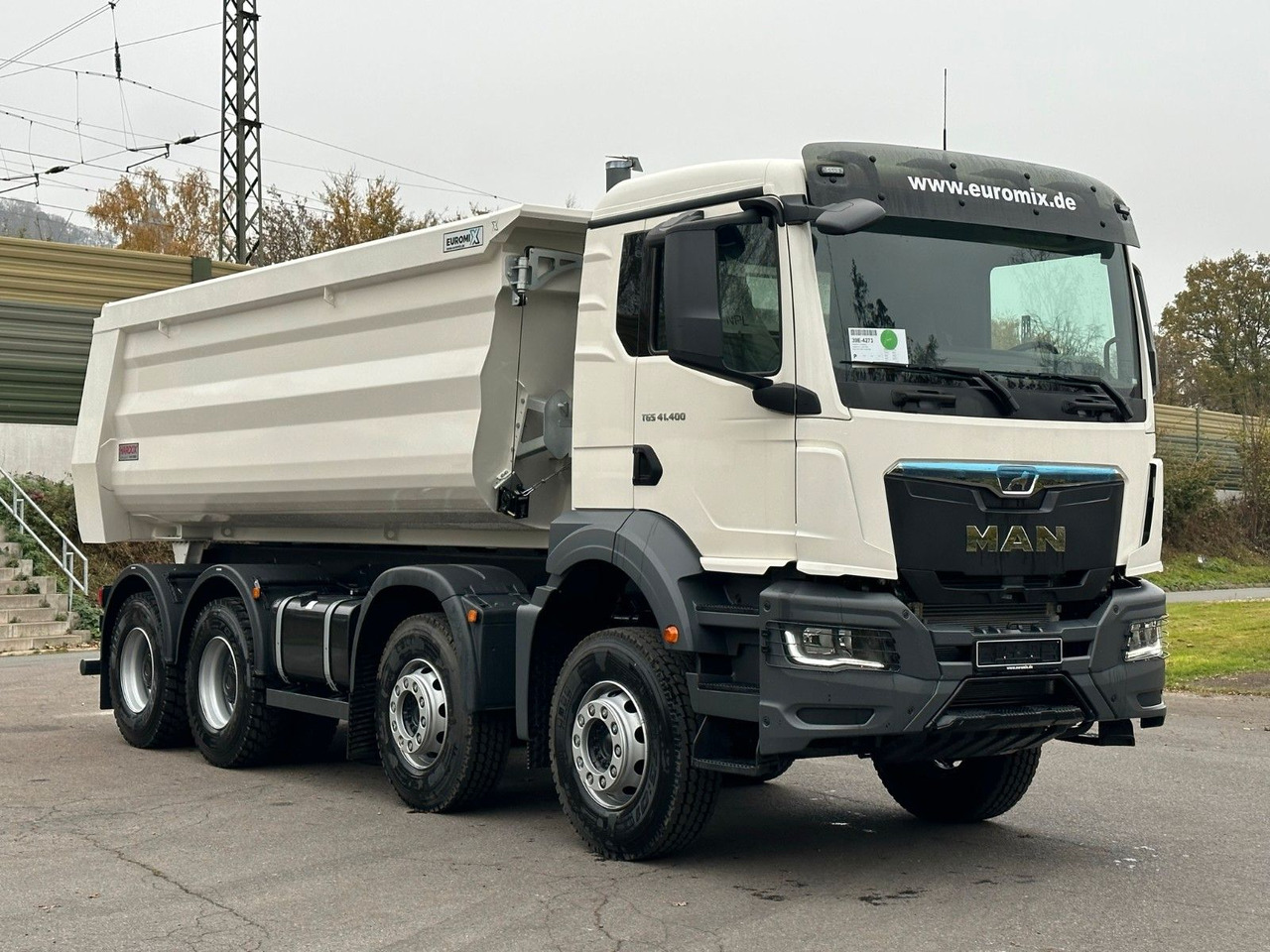 Самосвал камион MAN TGS 41.400 8x4 /  EUROMIX MTP 20m³/ EURO2 Kipper: снимка 7