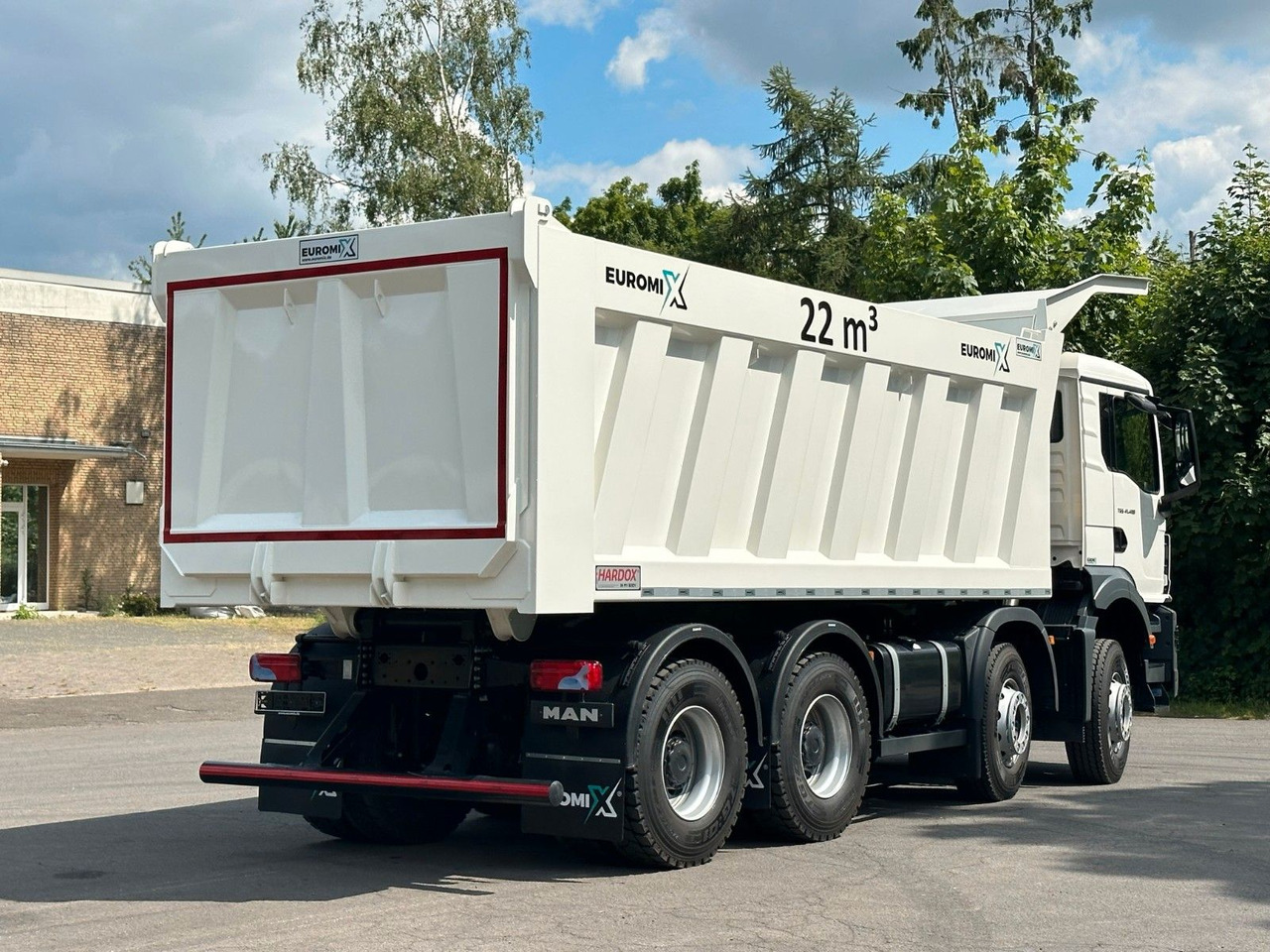 Самосвал камион MAN TGS 41.440 8x4 EuromixMTP 22m³ Eckige Mulde: снимка 7