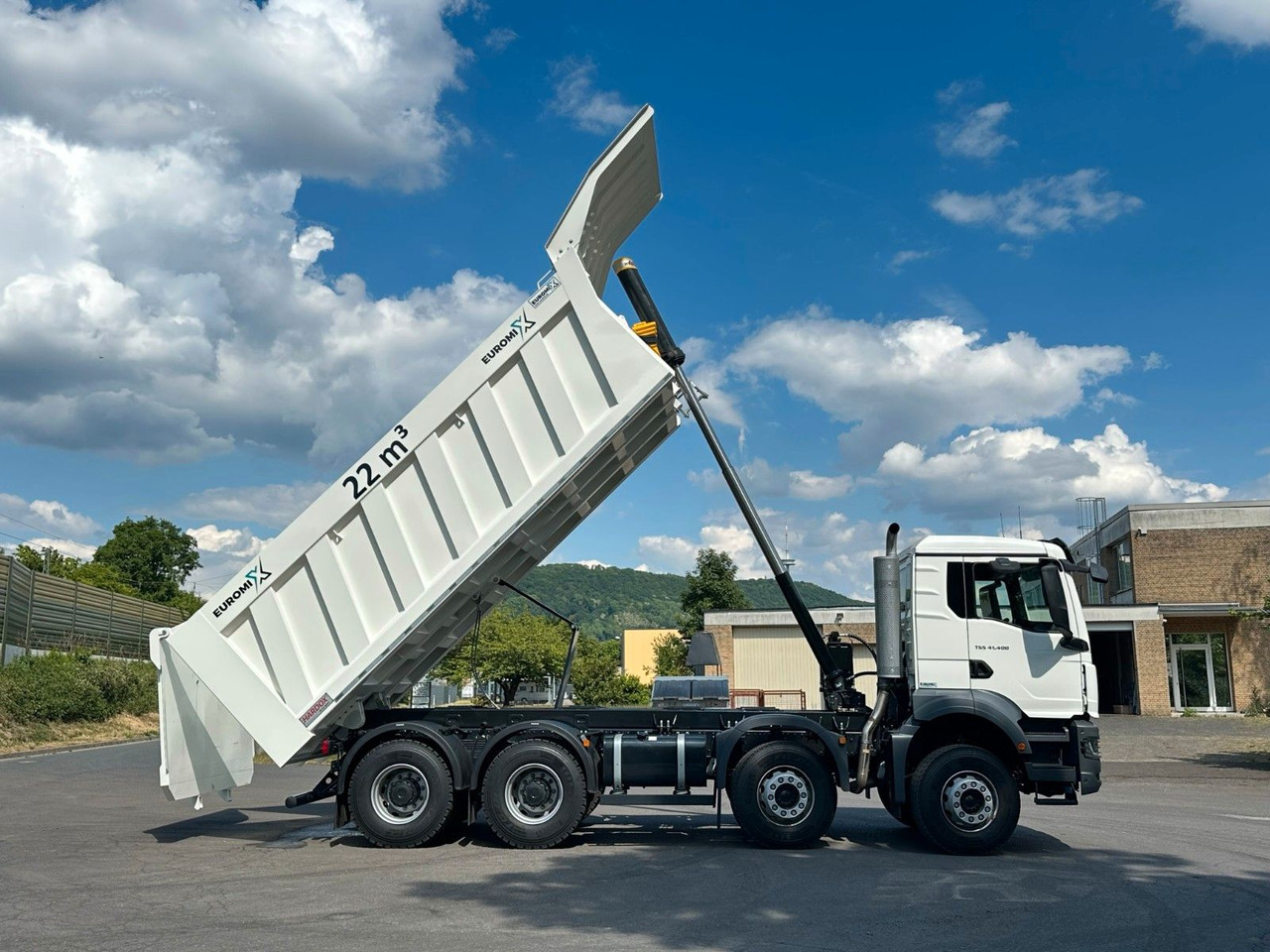 Самосвал камион MAN TGS 41.440 8x4 EuromixMTP 22m³ Eckige Mulde: снимка 18
