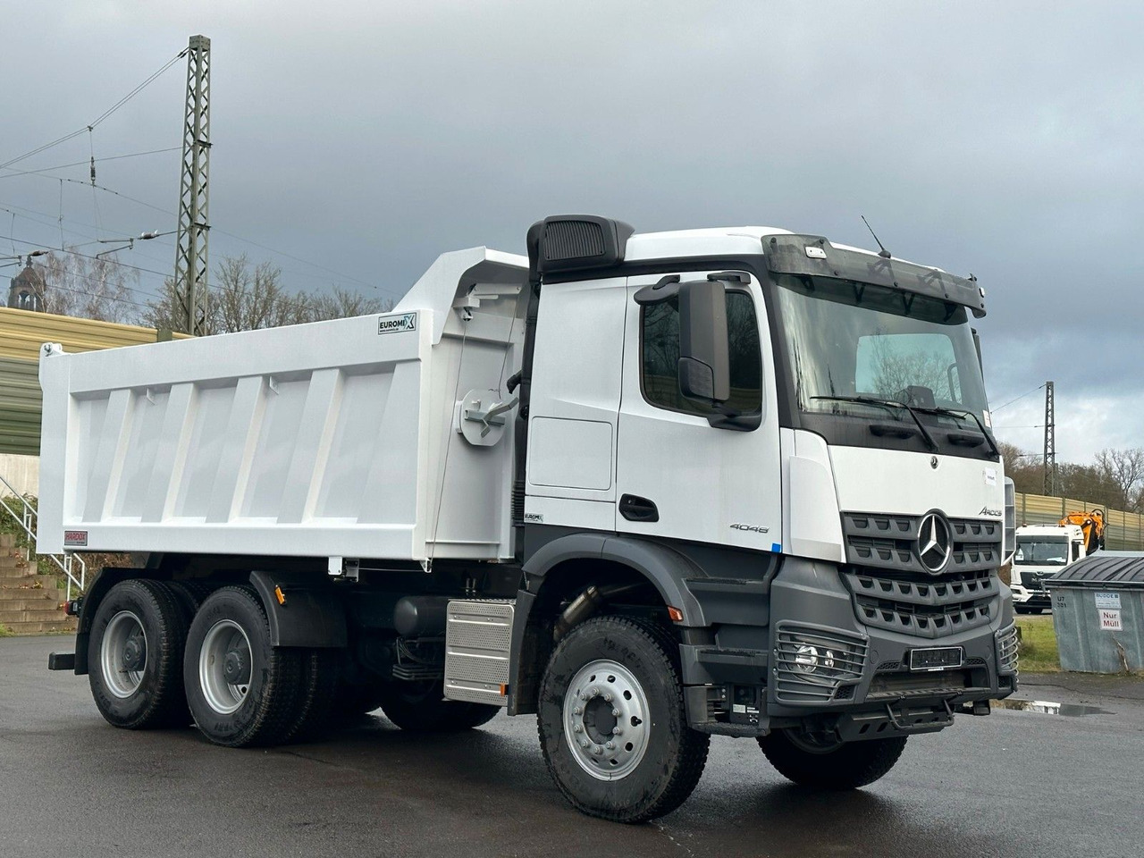 Mercedes-Benz 4048 6X4 Arcos 5 EuromixMTP Dumper Kipper - Мултилифт за контейнери камион: снимка 1 Mercedes-Benz 4048 6X4 Arcos 5 EuromixMTP Dumper Kipper - Мултилифт за контейнери камион: снимка 1