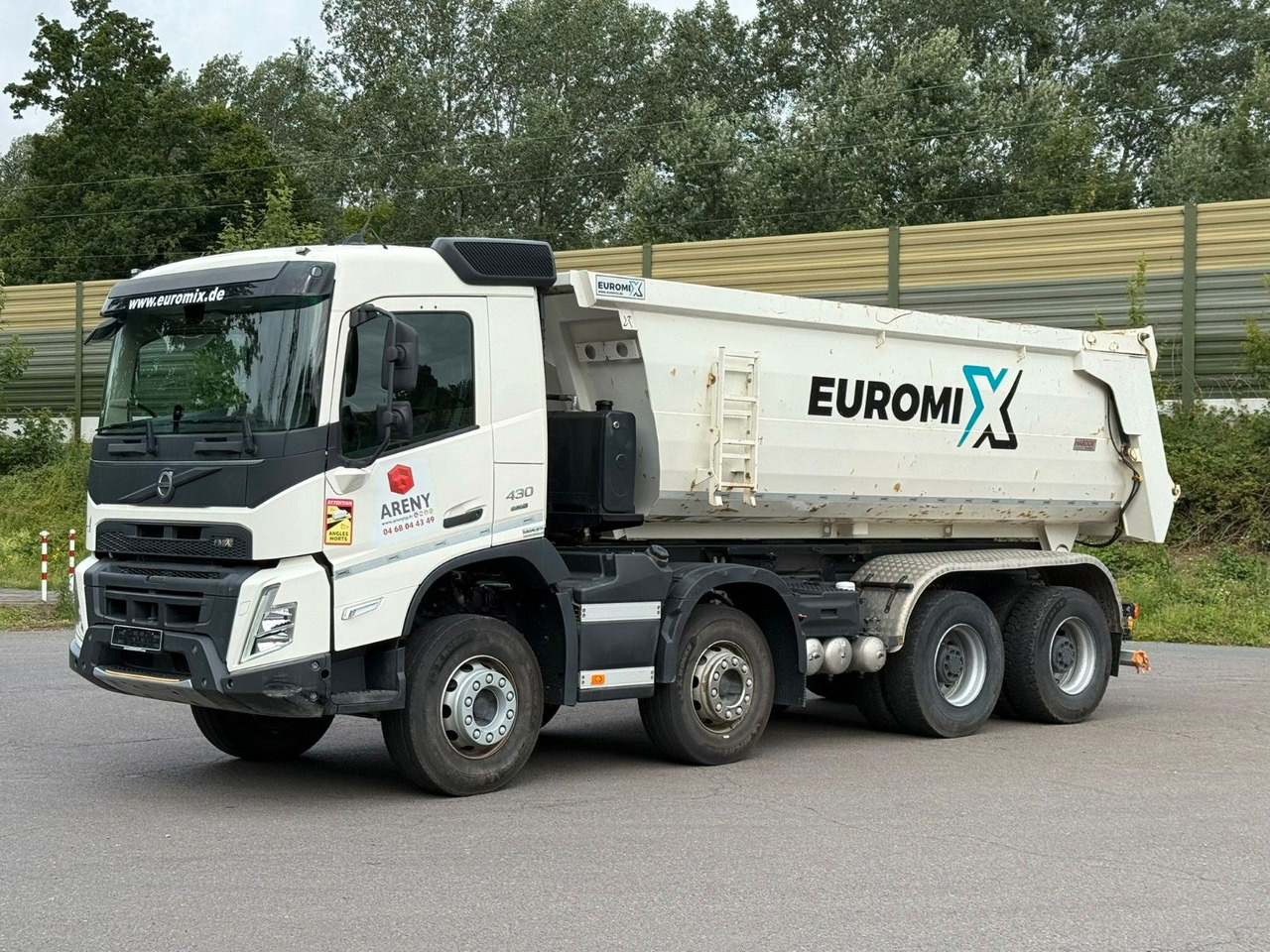 Volvo FMX 430 8X4 EuromixMTP 16m³ Hydraulische Klappe - Самосвал камион: снимка 1 Volvo FMX 430 8X4 EuromixMTP 16m³ Hydraulische Klappe - Самосвал камион: снимка 1