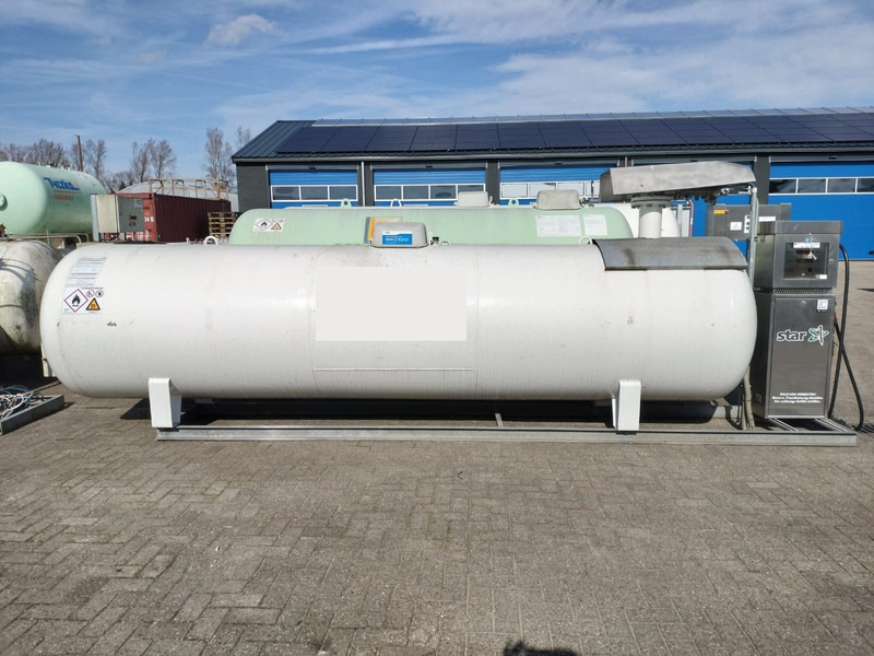 Used skid installation 6400 L (6.4 m3) different setups multiple pieces available for sale Gas, lpg, gpl, gaz, propane, butane propane refilling station is used to refill cylinders, suitable for limited land and space. - Резервоар за съхранение: снимка 1 Used skid installation 6400 L (6.4 m3) different setups multiple pieces available for sale Gas, lpg, gpl, gaz, propane, butane propane refilling station is used to refill cylinders, suitable for limited land and space. - Резервоар за съхранение: снимка 1