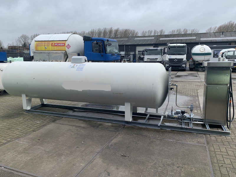 Used skid installation 6400 L (6.4 m3) different setups multiple pieces available for sale Gas, lpg, gpl, gaz, propane, butane propane refilling station is used to refill cylinders, suitable for limited land and space. - Резервоар за съхранение: снимка 4 Used skid installation 6400 L (6.4 m3) different setups multiple pieces available for sale Gas, lpg, gpl, gaz, propane, butane propane refilling station is used to refill cylinders, suitable for limited land and space. - Резервоар за съхранение: снимка 4
