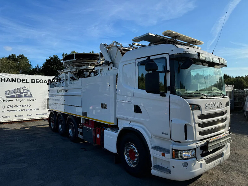 Scania R480 Combi Wiedemann Super 2000 (10+6m3) + Recycler, Euro 6, 2013 - Каналопочистваща машина: снимка 2 Scania R480 Combi Wiedemann Super 2000 (10+6m3) + Recycler, Euro 6, 2013 - Каналопочистваща машина: снимка 2
