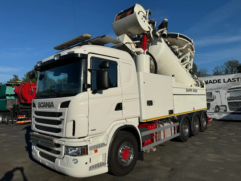 Scania R480 Combi Wiedemann Super 2000 (10+6m3) + Recycler, Euro 6, 2013 - Каналопочистваща машина: снимка 4 Scania R480 Combi Wiedemann Super 2000 (10+6m3) + Recycler, Euro 6, 2013 - Каналопочистваща машина: снимка 4