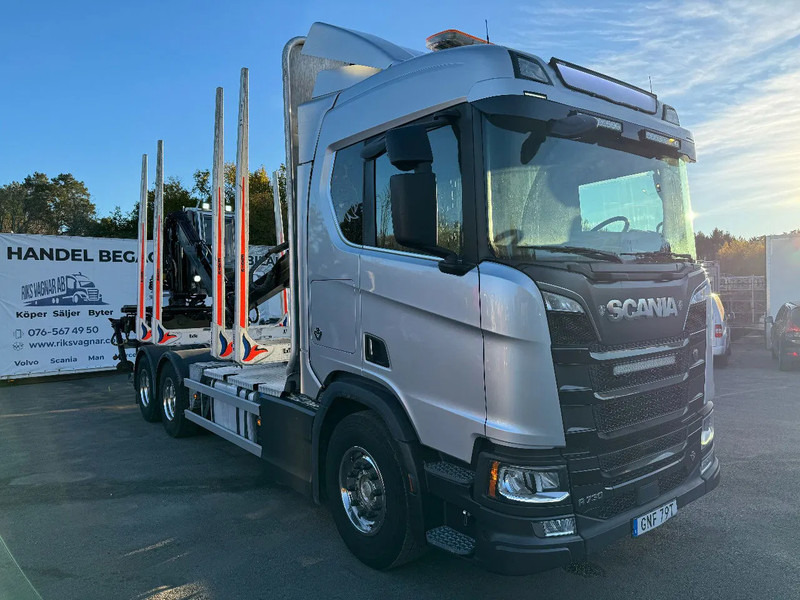Scania R730 V8 6X4, Retarder, Timber-truck + Crane, 2020 - Камион за дърва, Камион с кран: снимка 2 Scania R730 V8 6X4, Retarder, Timber-truck + Crane, 2020 - Камион за дърва, Камион с кран: снимка 2