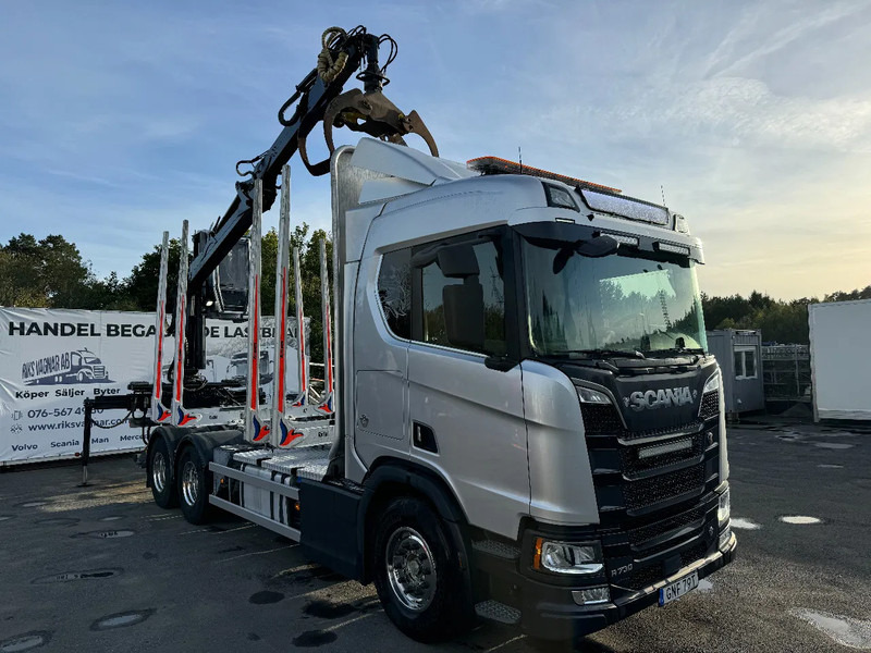 Scania R730 V8 6X4, Retarder,Timber-truck + Kesla, 2020 - Камион за дърва, Камион с кран: снимка 1 Scania R730 V8 6X4, Retarder,Timber-truck + Kesla, 2020 - Камион за дърва, Камион с кран: снимка 1