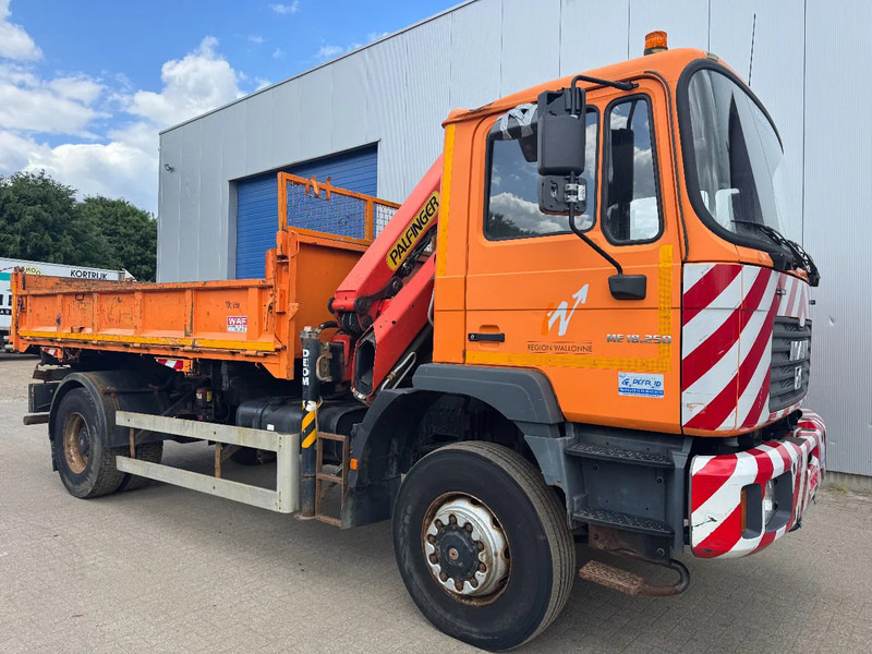 MAN ME 18.250 4X4 **4X4-TIPPER+PALFINGER PK7501-BELGIAN TRUCK** - Самосвал камион, Камион с кран: снимка 5 MAN ME 18.250 4X4 **4X4-TIPPER+PALFINGER PK7501-BELGIAN TRUCK** - Самосвал камион, Камион с кран: снимка 5
