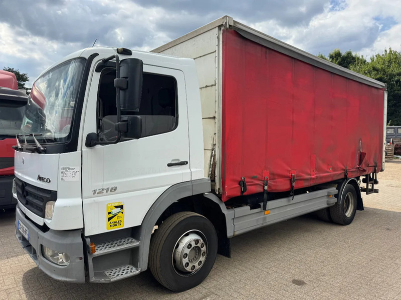 Mercedes-Benz Atego 1218 **FULL STEEL-SUSPENSION LAMES** - Камион с брезент: снимка 1 Mercedes-Benz Atego 1218 **FULL STEEL-SUSPENSION LAMES** - Камион с брезент: снимка 1