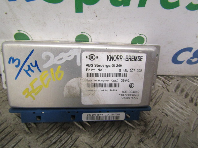 IVECO TECTOR 75E16 ABS ECU P/NO 0486107002 / IVECO 504089275 - Блок за управление за Камион: снимка 1 IVECO TECTOR 75E16 ABS ECU P/NO 0486107002 / IVECO 504089275 - Блок за управление за Камион: снимка 1