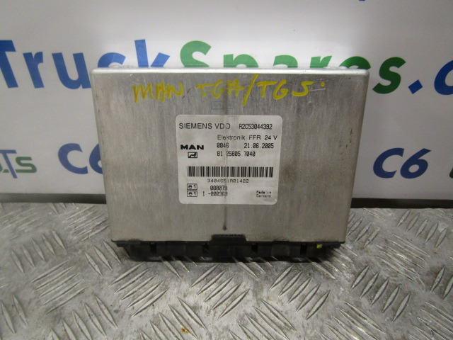 MAN TGA / TGS FFR UNIT ECU P/NO 81.25805.7040 - Блок за управление за Камион: снимка 1 MAN TGA / TGS FFR UNIT ECU P/NO 81.25805.7040 - Блок за управление за Камион: снимка 1