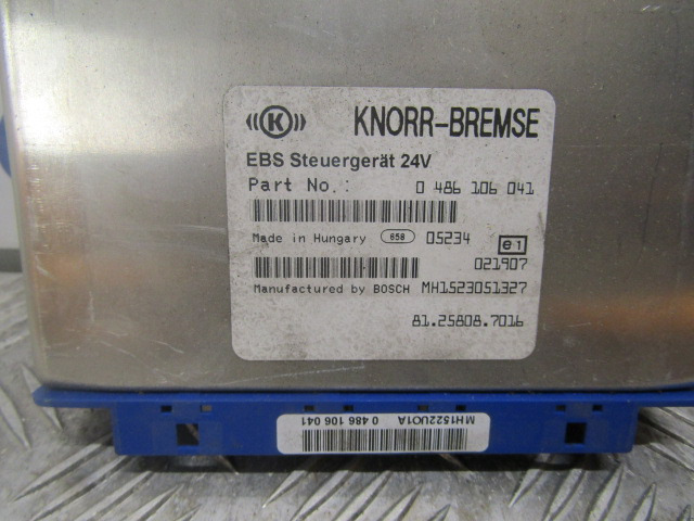 MAN TGA / TGS / TGX EBS ECU 81.25808.7016 - Блок за управление за Камион: снимка 2 MAN TGA / TGS / TGX EBS ECU 81.25808.7016 - Блок за управление за Камион: снимка 2