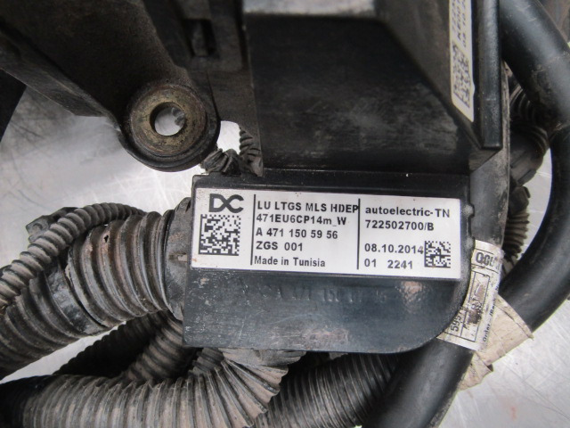 MERCEDES ACTROS MP4 OM471-6 ENGINE ECU WIRING HARNESS P/NO 471 150 5956 - Електрическа система за Камион: снимка 2 MERCEDES ACTROS MP4 OM471-6 ENGINE ECU WIRING HARNESS P/NO 471 150 5956 - Електрическа система за Камион: снимка 2