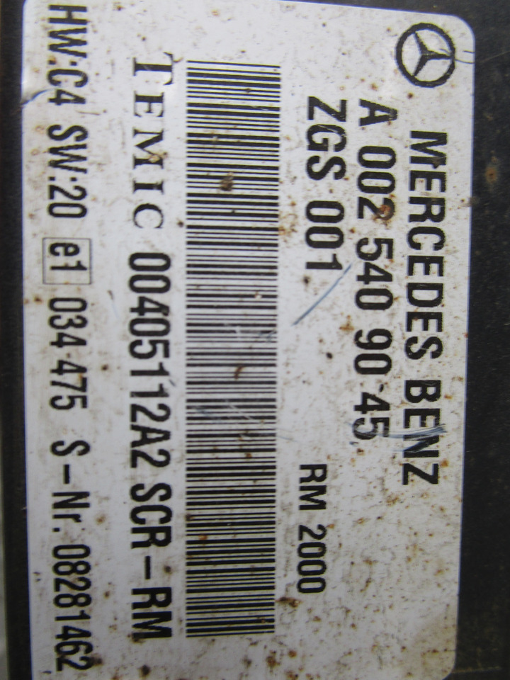MERCEDES AXOR SCR CONTROL UNIT P/NO A0025409045 - Електрическа система за Камион: снимка 2 MERCEDES AXOR SCR CONTROL UNIT P/NO A0025409045 - Електрическа система за Камион: снимка 2