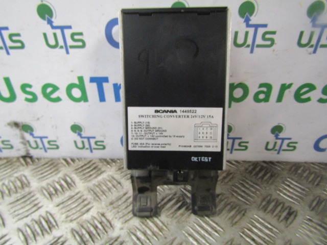 SCANIA P94 VOLTAGE CONVERTER P/NO 1449522 - Блок за управление за Камион: снимка 1 SCANIA P94 VOLTAGE CONVERTER P/NO 1449522 - Блок за управление за Камион: снимка 1