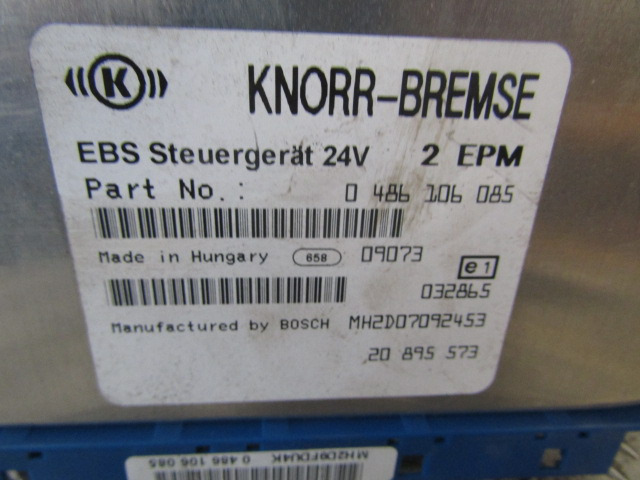 VOLVO FE EBS ECU P/NO 0486106 085 - Блок за управление за Камион: снимка 2 VOLVO FE EBS ECU P/NO 0486106 085 - Блок за управление за Камион: снимка 2