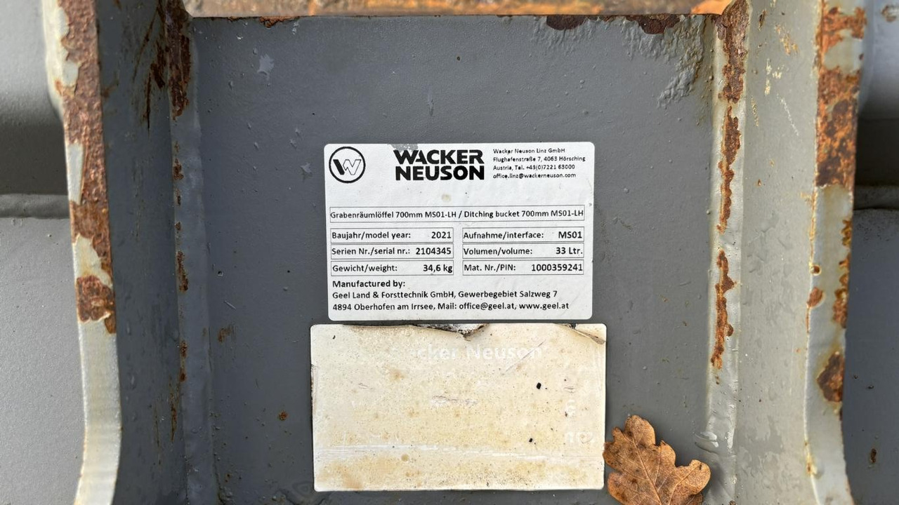 Wacker 803 - Мини багер: снимка 3 Wacker 803 - Мини багер: снимка 3