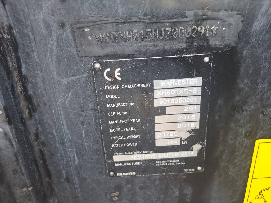 Komatsu 901 XC - Харвестер: снимка 4 Komatsu 901 XC - Харвестер: снимка 4