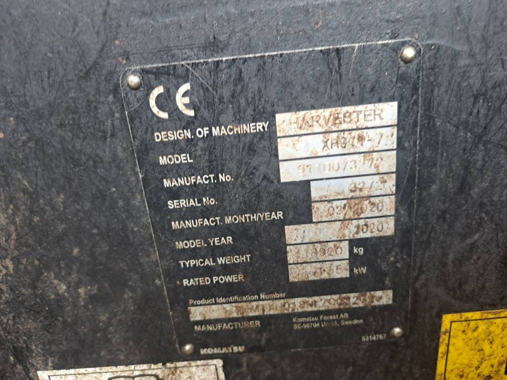 Komatsu 911 - Харвестер: снимка 2 Komatsu 911 - Харвестер: снимка 2