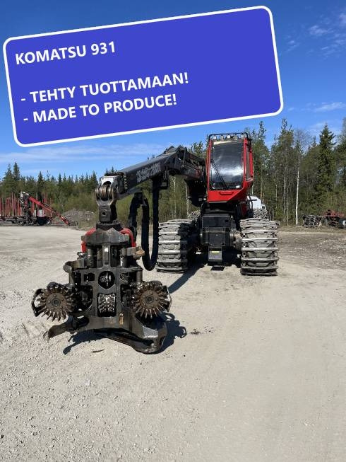 Komatsu 931 - Харвестер: снимка 1 Komatsu 931 - Харвестер: снимка 1