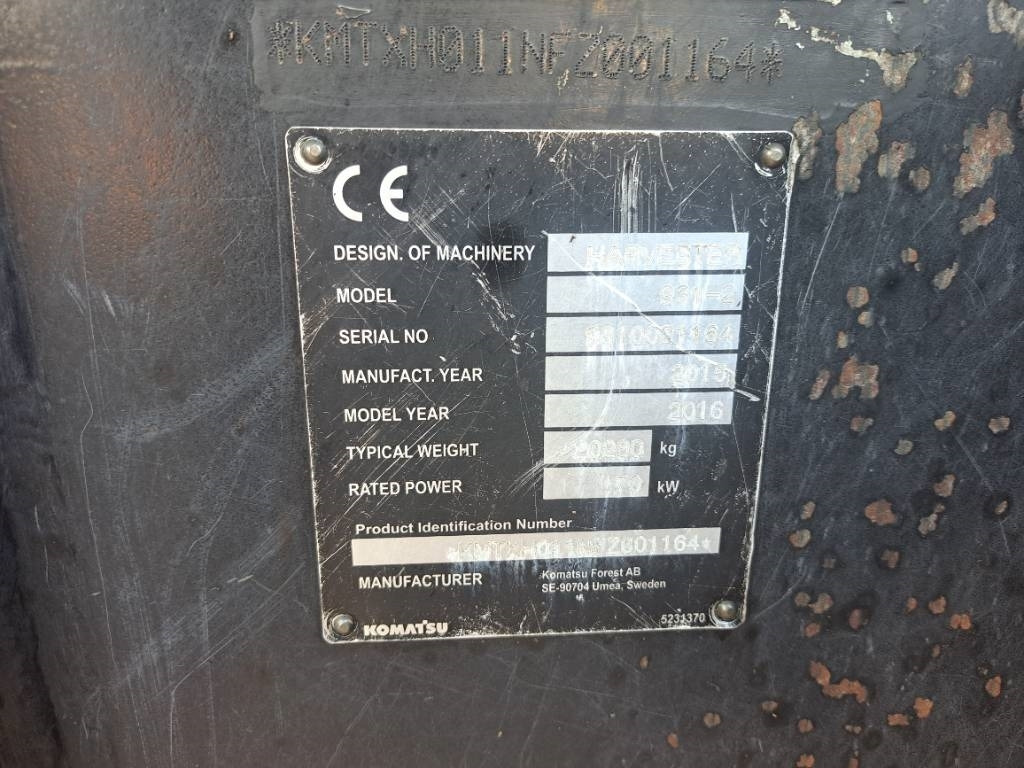 Харвестер Komatsu 931: снимка 7