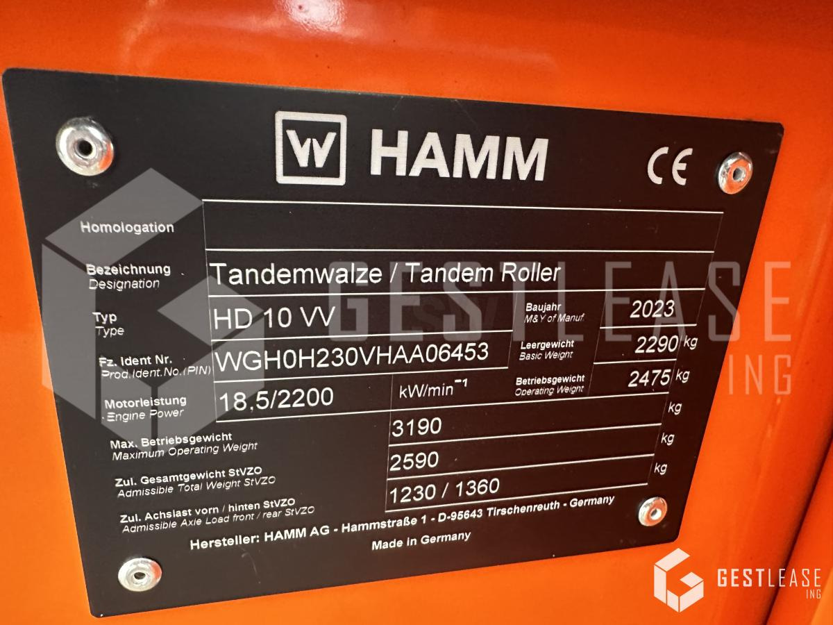 Hamm HD10VV - Пътен валяк: снимка 5 Hamm HD10VV - Пътен валяк: снимка 5