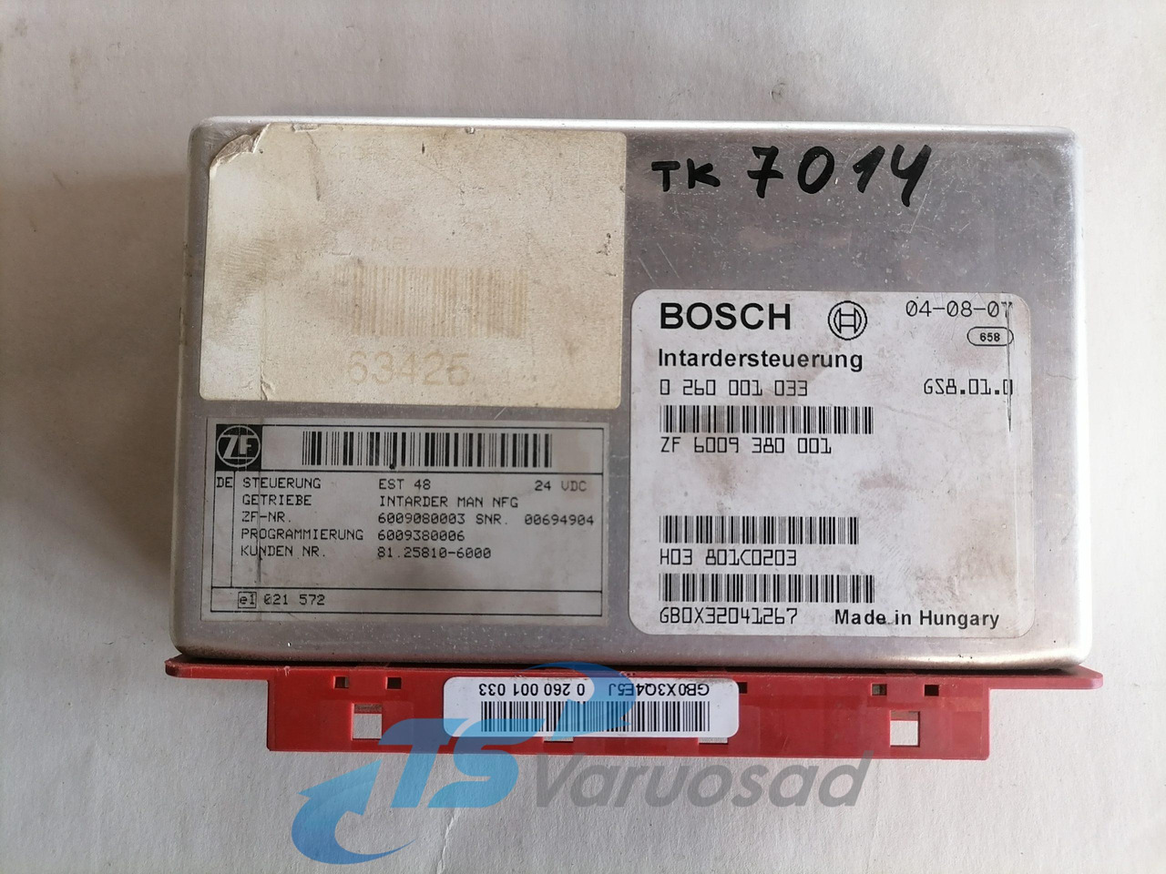 MAN ECU, Ret 81258106000 - Блок за управление за Камион: снимка 2 MAN ECU, Ret 81258106000 - Блок за управление за Камион: снимка 2