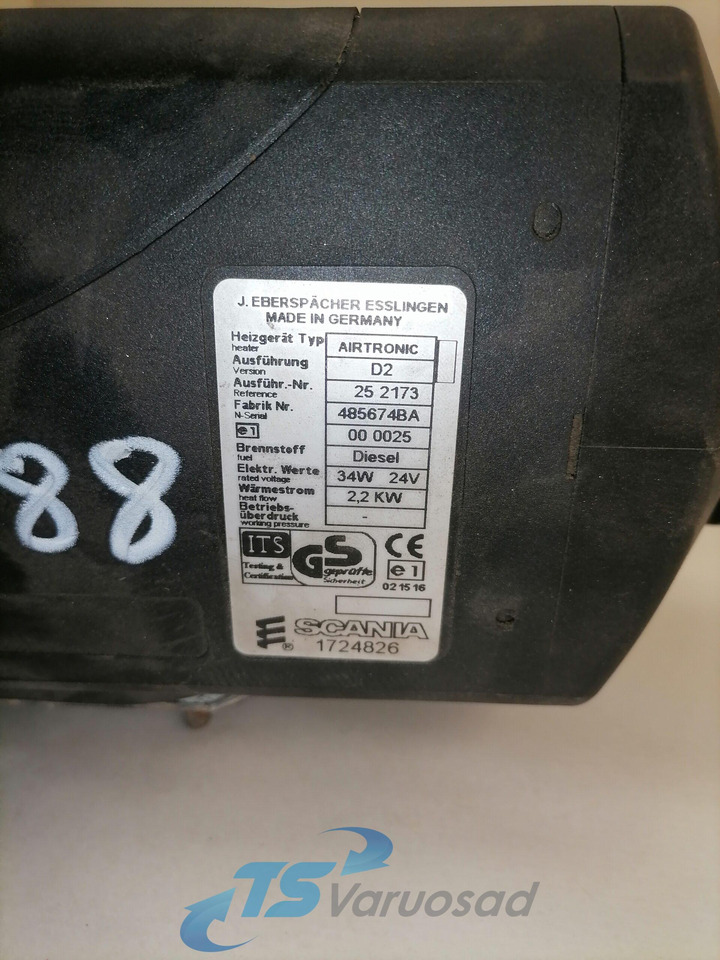 Scania Auxiliary heater 1724826 - Отопление/ Вентилация за Камион: снимка 3 Scania Auxiliary heater 1724826 - Отопление/ Вентилация за Камион: снимка 3