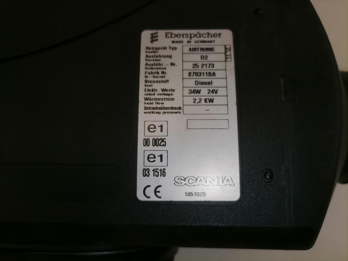 Scania Auxiliary heater 1851020 - Отопление/ Вентилация за Камион: снимка 4 Scania Auxiliary heater 1851020 - Отопление/ Вентилация за Камион: снимка 4