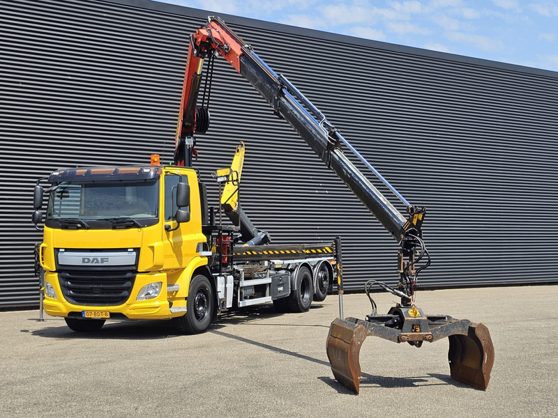 DAF CF 330 6x2-4 / PALFINGER CRANE + HOOKLIFT - Мултилифт с кука камион, Камион с кран: снимка 5 DAF CF 330 6x2-4 / PALFINGER CRANE + HOOKLIFT - Мултилифт с кука камион, Камион с кран: снимка 5