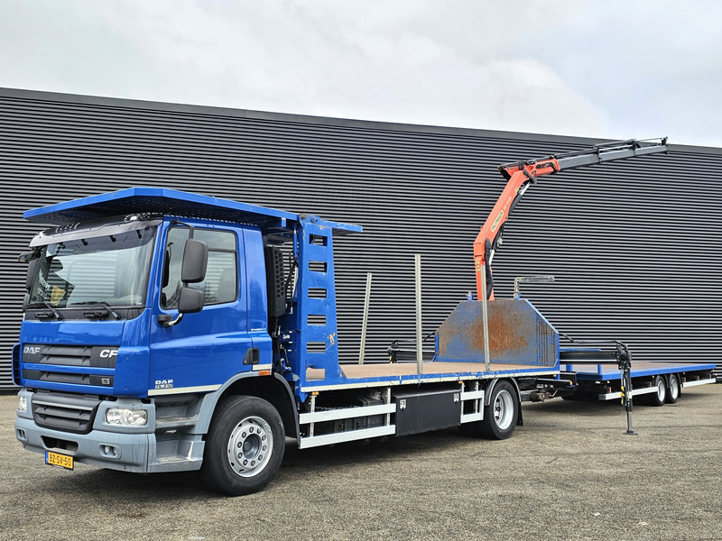 DAF CF 75.310 / TRAILER + PALFINGER CRANE/KRAN - Камион с кран: снимка 1 DAF CF 75.310 / TRAILER + PALFINGER CRANE/KRAN - Камион с кран: снимка 1