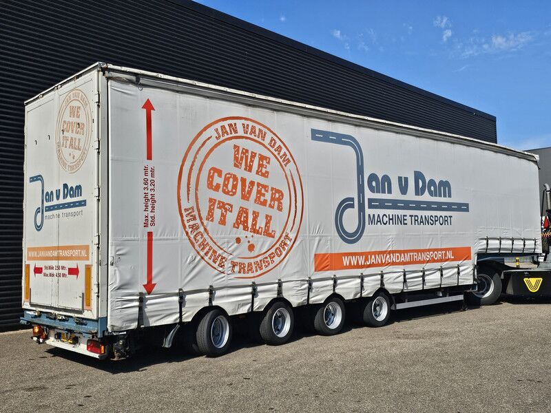ES-GE 4STL48 / 4 AXLE / SLIDING ROOF / EXPANDABLE / LIFT ROOF - Нискорамна площадка полуремарке: снимка 3 ES-GE 4STL48 / 4 AXLE / SLIDING ROOF / EXPANDABLE / LIFT ROOF - Нискорамна площадка полуремарке: снимка 3