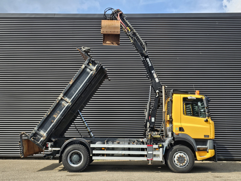DAF CF 75.250 4X4 / HIAB CRANE + TIPPER / MANUAL / SPRING - Камион, Камион с кран: снимка 5 DAF CF 75.250 4X4 / HIAB CRANE + TIPPER / MANUAL / SPRING - Камион, Камион с кран: снимка 5