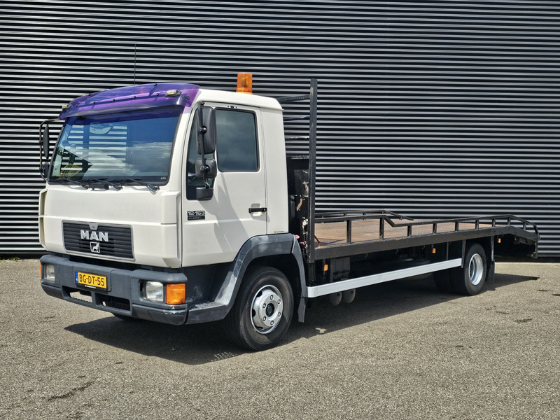 MAN 12 L / OPRIJ - MACHINE TRANSPORT / 7140 kg LOAD CAPACITY - Камион пътна помощ: снимка 1 MAN 12 L / OPRIJ - MACHINE TRANSPORT / 7140 kg LOAD CAPACITY - Камион пътна помощ: снимка 1