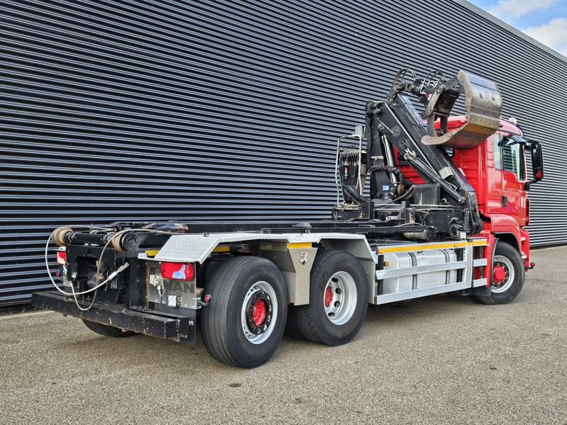 MAN TGS 26.400 / 6x4H-2 / HMF Z KRAAN + CONTAINERSYSTEM - Камион с кабелна система, Камион с кран: снимка 4 MAN TGS 26.400 / 6x4H-2 / HMF Z KRAAN + CONTAINERSYSTEM - Камион с кабелна система, Камион с кран: снимка 4