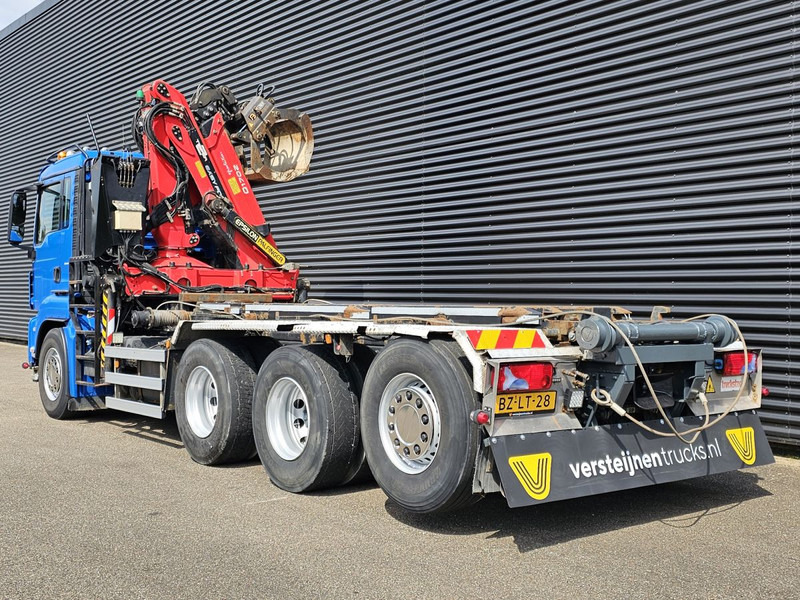 MAN TGS 35.400 / 8x4-4 / CONTAINER SYSTEM / PALFINGER Z CRANE - Камион с кабелна система, Камион с кран: снимка 4 MAN TGS 35.400 / 8x4-4 / CONTAINER SYSTEM / PALFINGER Z CRANE - Камион с кабелна система, Камион с кран: снимка 4