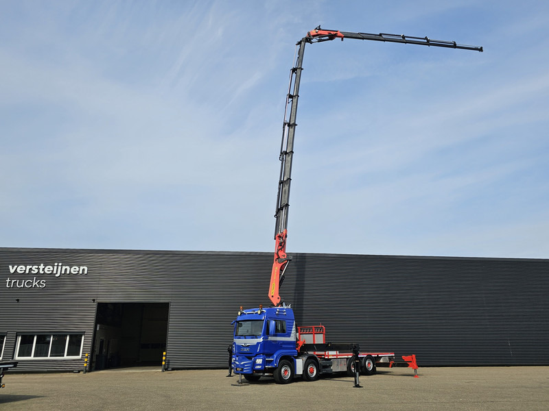 MAN TGS 35.500 8x4-6 / PALFINGER 92 t/m CRANE +JIB - Бордови камион: снимка 2 MAN TGS 35.500 8x4-6 / PALFINGER 92 t/m CRANE +JIB - Бордови камион: снимка 2