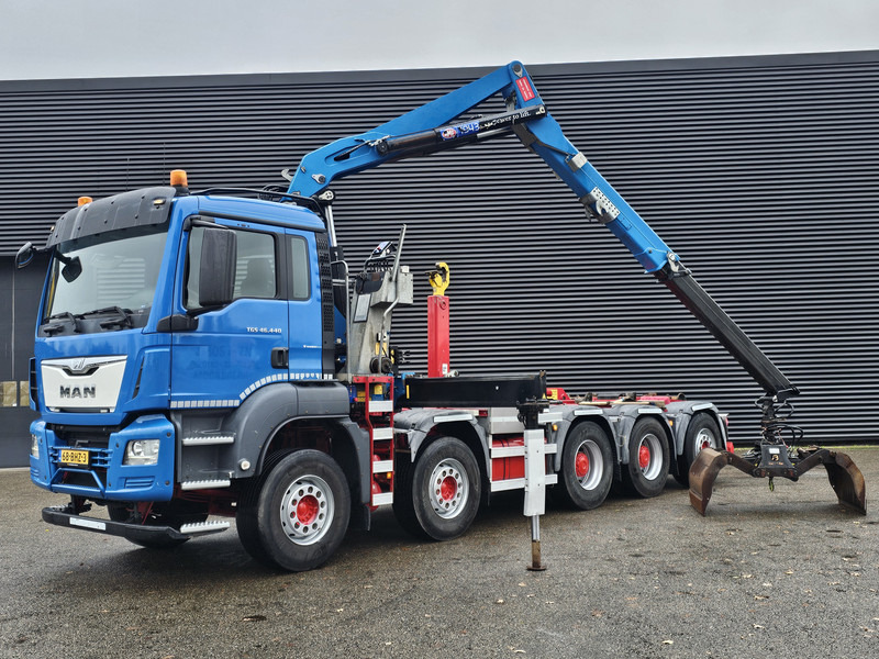 MAN TGS 47.440 BBL / 10X4 HOOKLIFT + Z CRANE - Мултилифт с кука камион, Камион с кран: снимка 3 MAN TGS 47.440 BBL / 10X4 HOOKLIFT + Z CRANE - Мултилифт с кука камион, Камион с кран: снимка 3