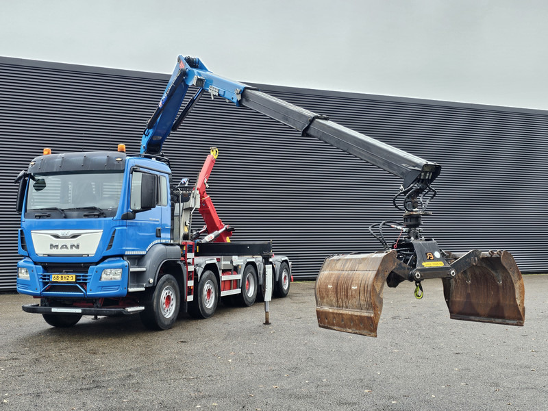 MAN TGS 47.440 BBL / 10X4 HOOKLIFT + Z CRANE - Мултилифт с кука камион, Камион с кран: снимка 2 MAN TGS 47.440 BBL / 10X4 HOOKLIFT + Z CRANE - Мултилифт с кука камион, Камион с кран: снимка 2
