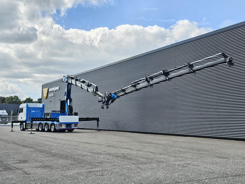 MAN TGX 35.480 8x4-4 / HMF 85 t/m + JIB / WINCH - Бордови камион, Камион с кран: снимка 3 MAN TGX 35.480 8x4-4 / HMF 85 t/m + JIB / WINCH - Бордови камион, Камион с кран: снимка 3