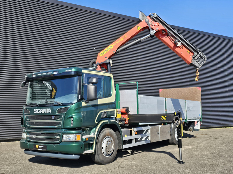 Scania P320 4x2 / PALFINGER PK14002 / CRANE/KRAN - Бордови камион, Камион с кран: снимка 4 Scania P320 4x2 / PALFINGER PK14002 / CRANE/KRAN - Бордови камион, Камион с кран: снимка 4