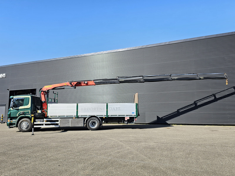 Scania P320 4x2 / PALFINGER PK14002 / CRANE/KRAN - Бордови камион, Камион с кран: снимка 3 Scania P320 4x2 / PALFINGER PK14002 / CRANE/KRAN - Бордови камион, Камион с кран: снимка 3