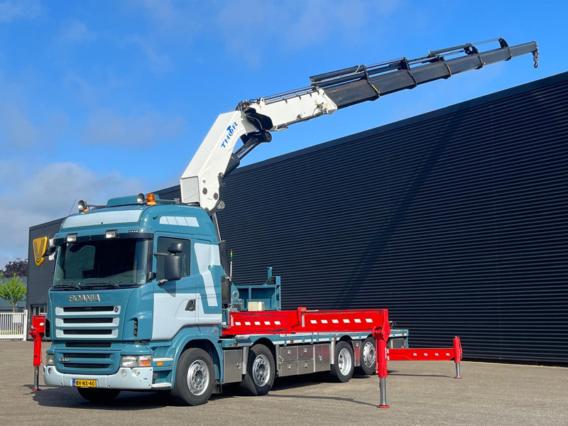 Scania R 440 8X2*6 / HMF THOR K6 - Камион с кран: снимка 1 Scania R 440 8X2*6 / HMF THOR K6 - Камион с кран: снимка 1