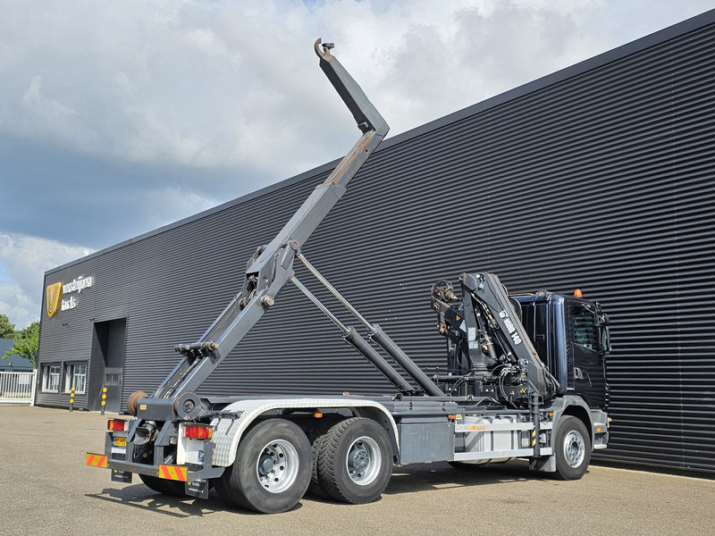 Мултилифт с кука камион, Камион с кран Scania R114.340 6x2 / HIAB CRANE + 25T HOOKLIFT: снимка 7