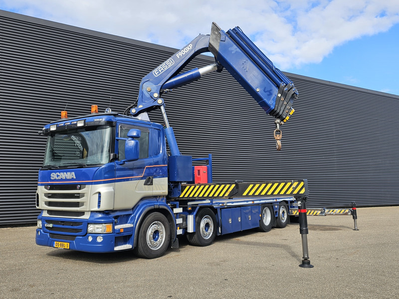 Scania R440 8x2*6 / FASSI 90 t/m CRANE / KRAN - Бордови камион, Камион с кран: снимка 5 Scania R440 8x2*6 / FASSI 90 t/m CRANE / KRAN - Бордови камион, Камион с кран: снимка 5