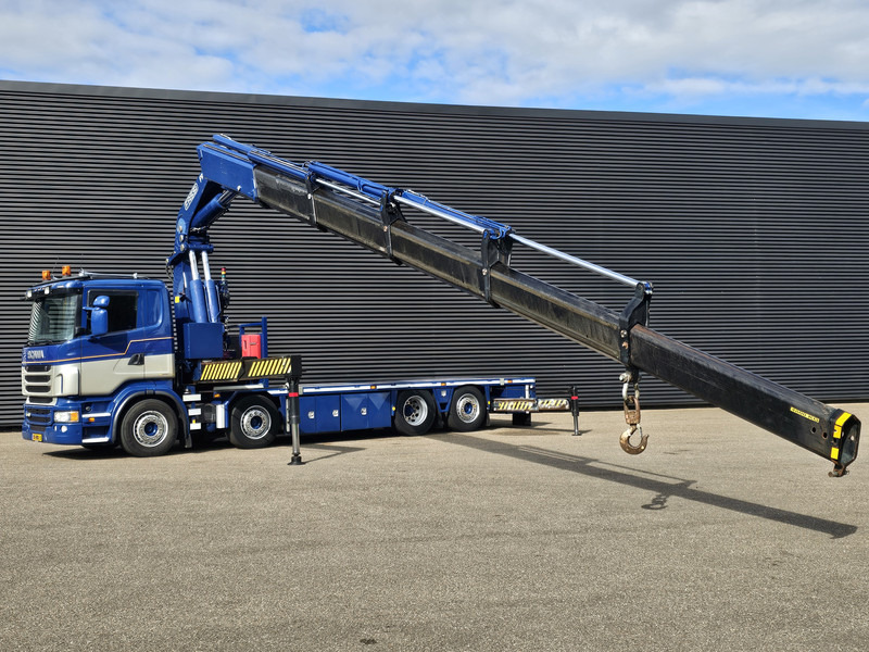 Scania R440 8x2*6 / FASSI 90 t/m CRANE / KRAN - Бордови камион, Камион с кран: снимка 3 Scania R440 8x2*6 / FASSI 90 t/m CRANE / KRAN - Бордови камион, Камион с кран: снимка 3