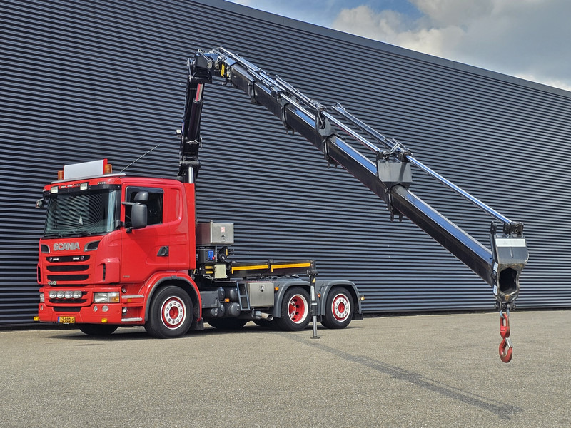 Scania G 440 A 6X2*4 / HMF 24 t/m CRANE / KRAN - Влекач: снимка 4 Scania G 440 A 6X2*4 / HMF 24 t/m CRANE / KRAN - Влекач: снимка 4
